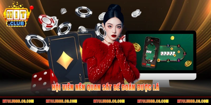 Hội viên nên quan sát để đoán được lá
