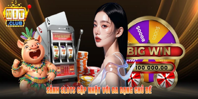 Sảnh slots cập nhật với đa dạng chủ đề